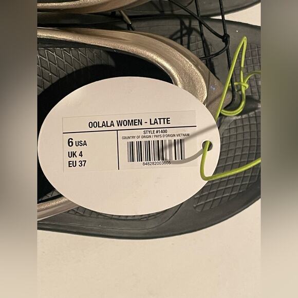 OOFOS OOlala Sandals Latte - US Women's 6 EU 37 - Picture 7 of 7